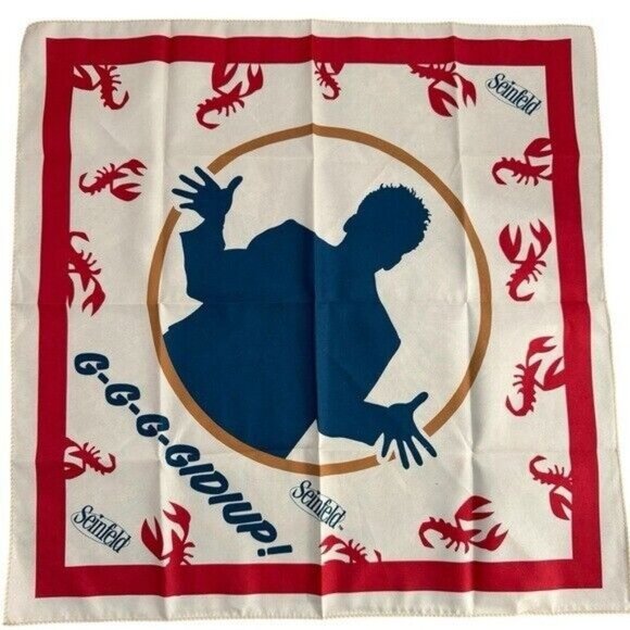 Seinfeld Kramer Gidiup! Scarf (21" x 21") - Picture 1 of 2